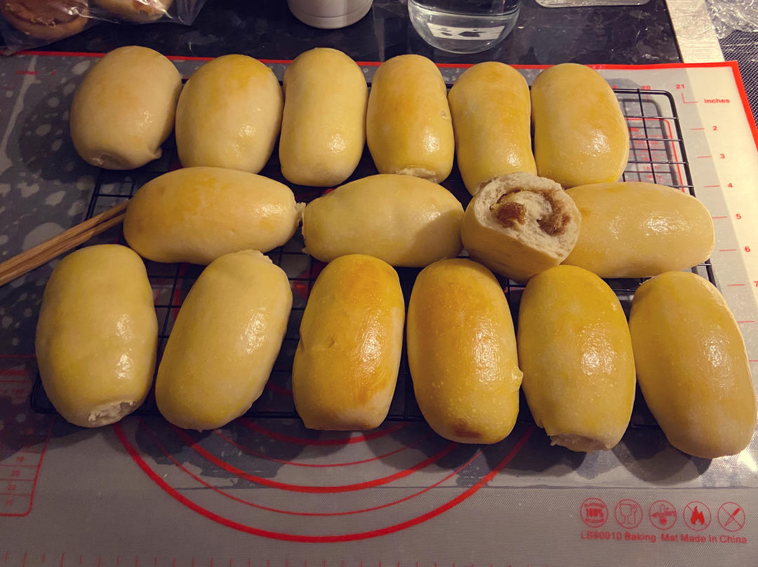 肉松沙拉酱面包（65度汤种）