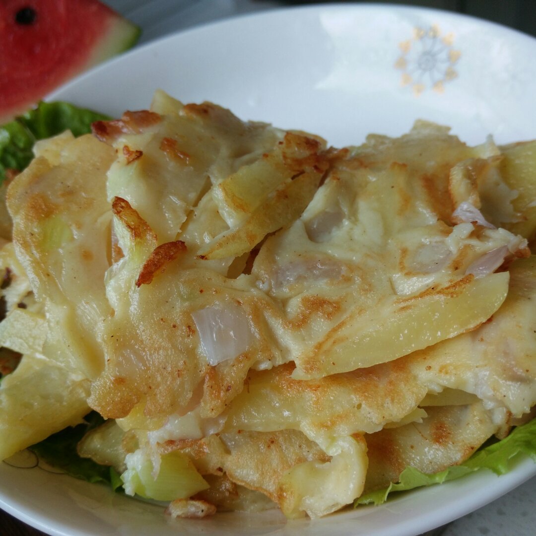 土豆洋葱煎饼