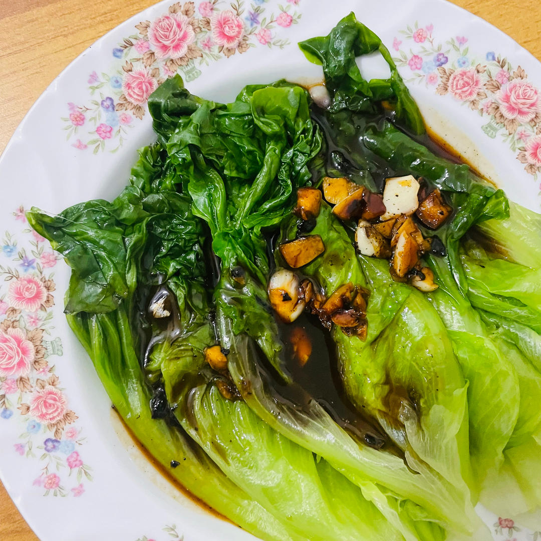 5分钟搞定‼️蒜香爽口又好吃😋蚝油生菜❗️