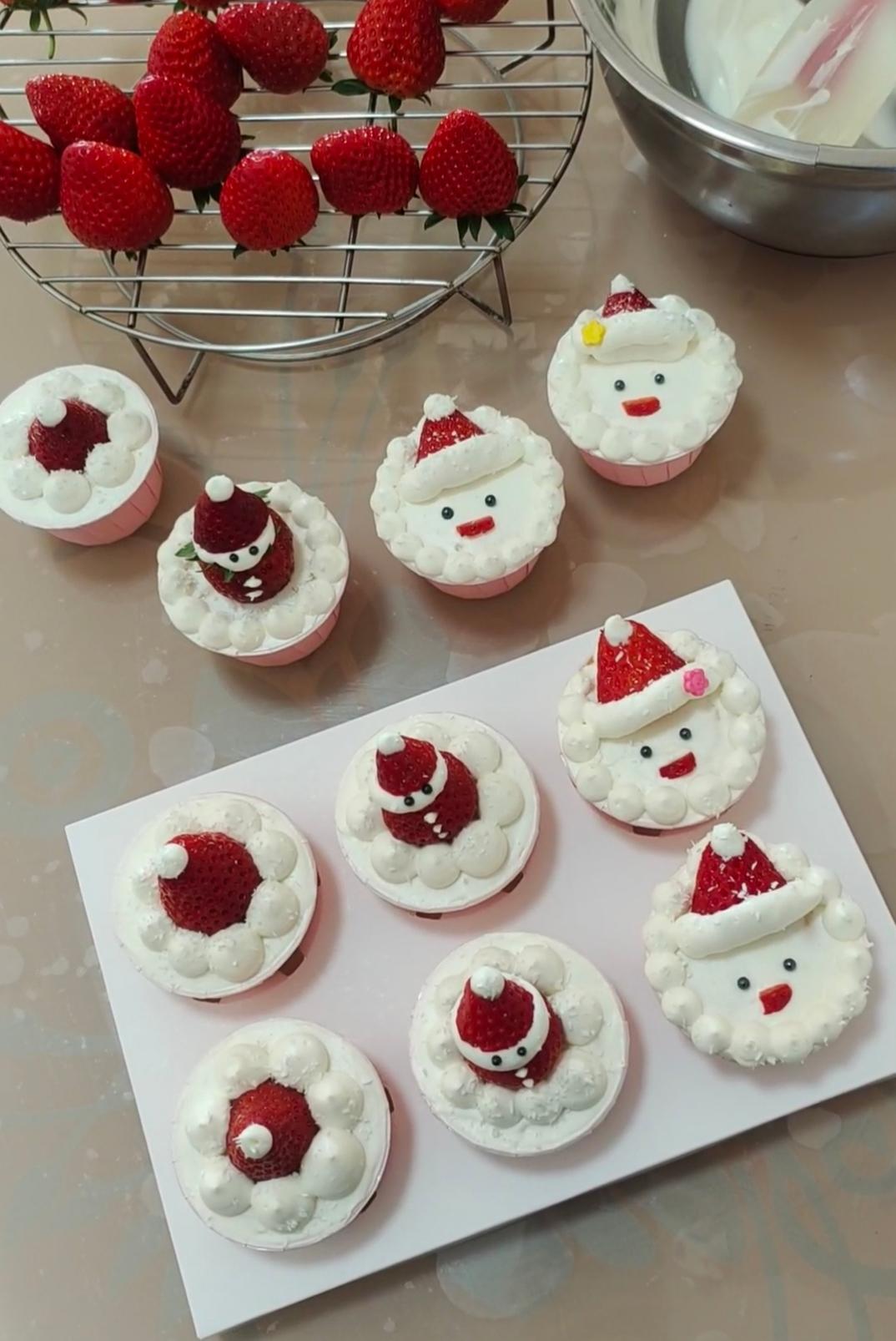 纸杯蛋糕 8寸戚风蛋糕的量