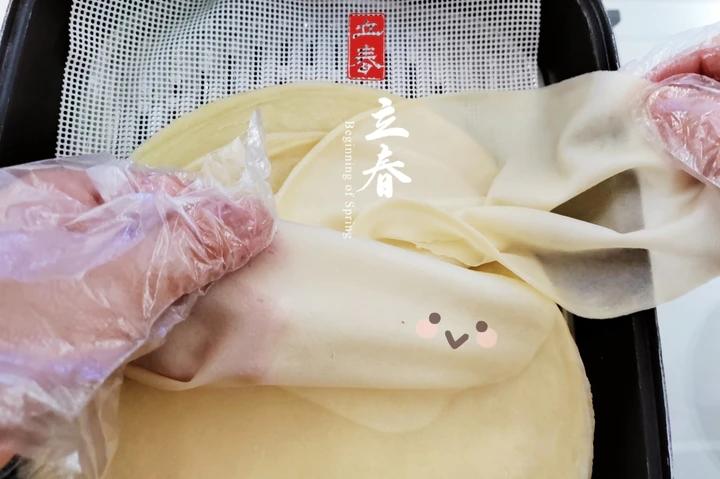 烫面筋饼卷京酱肉丝