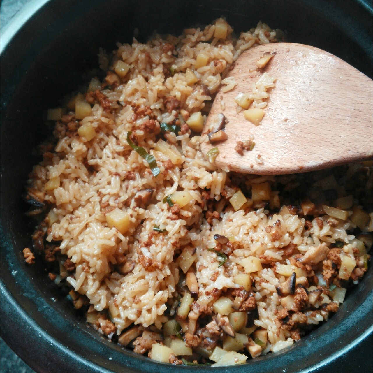 香菇肉饭