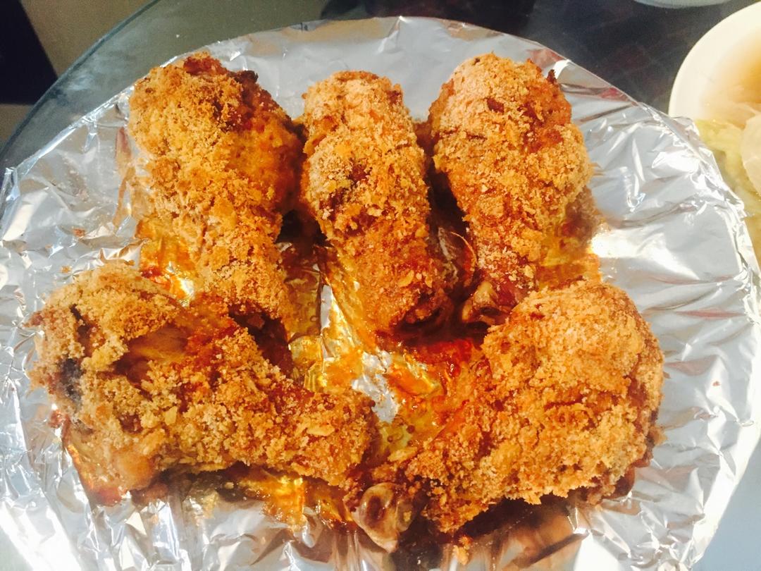 爱上做饭烘焙的秋秋做的直击kfc脆皮鸡腿