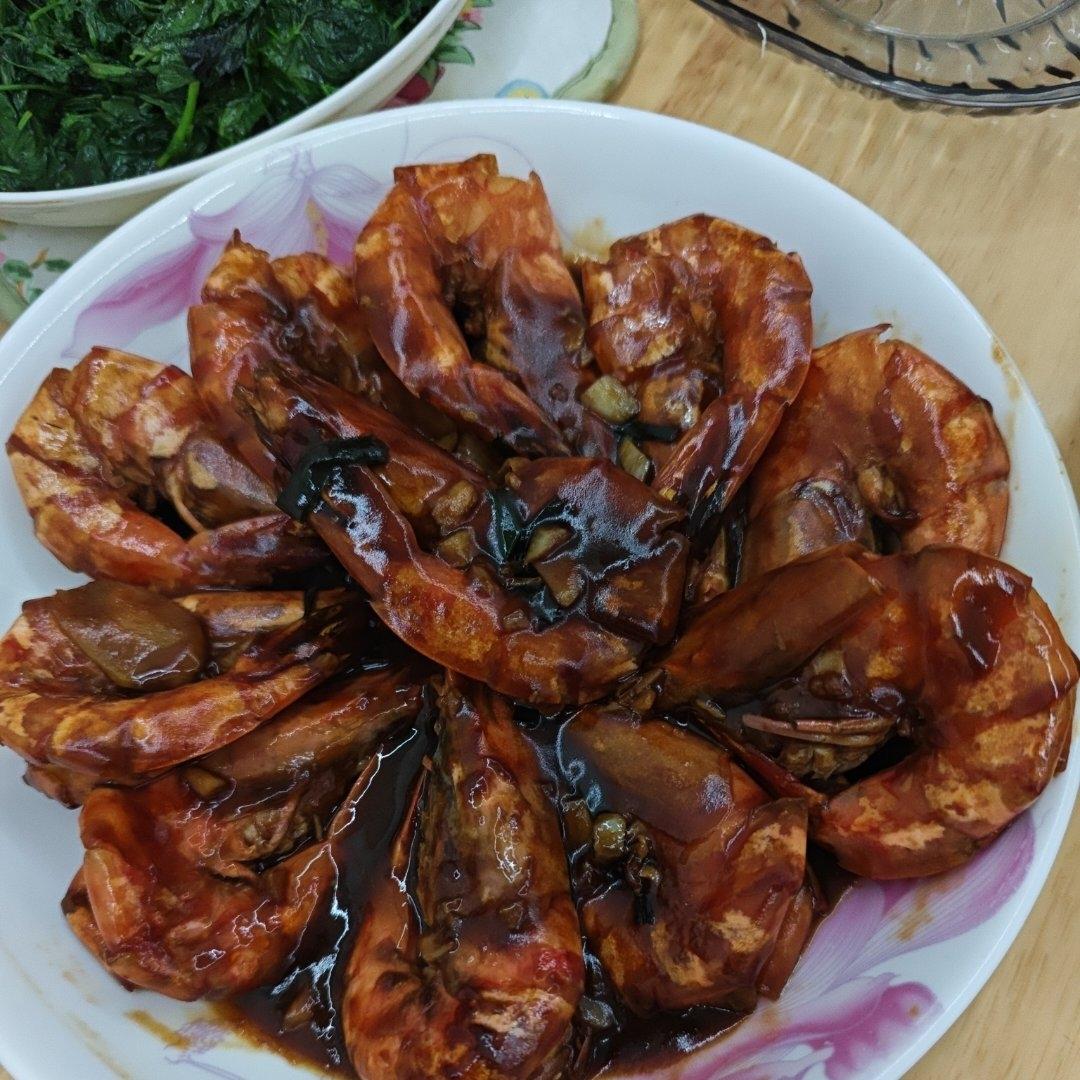 零失败的烧黑虎虾