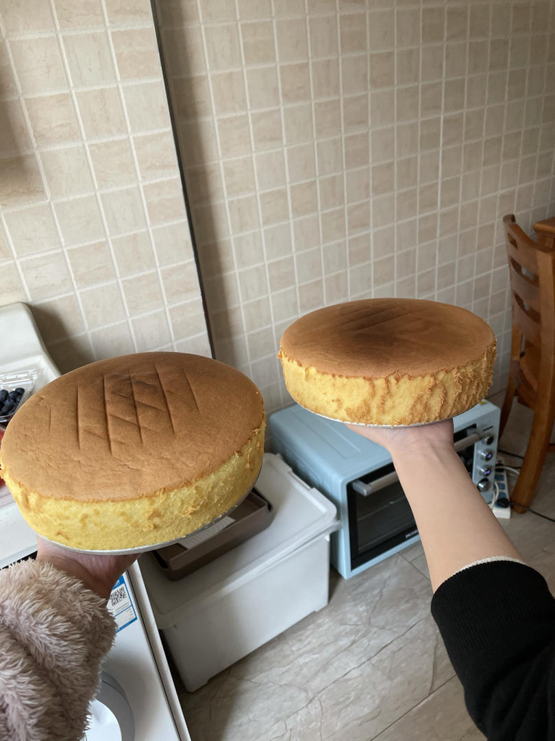 视频菜谱:原味戚风蛋糕8寸戚风蛋糕不裂