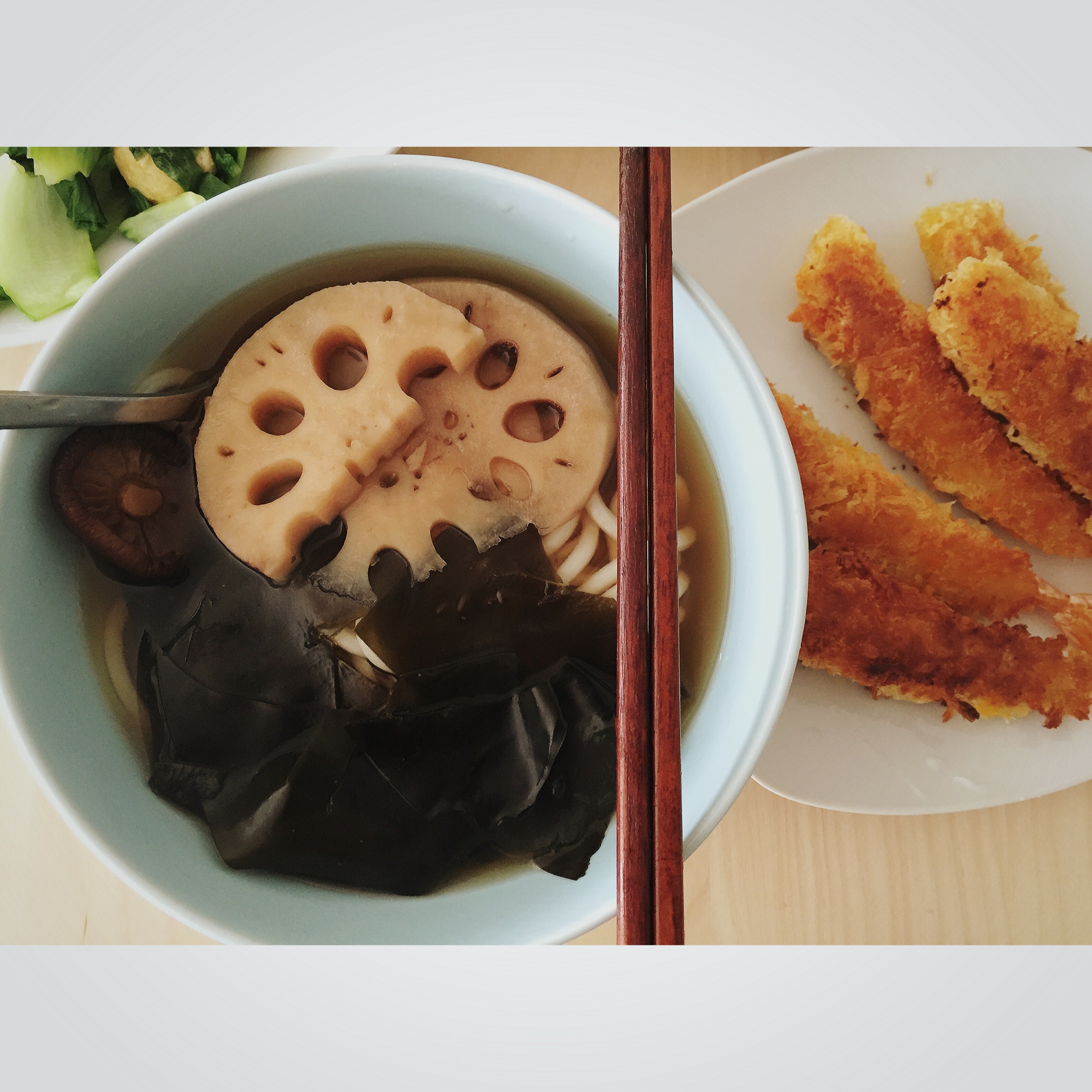 天妇罗乌冬面 (Tempura Udon Noodle Soup)