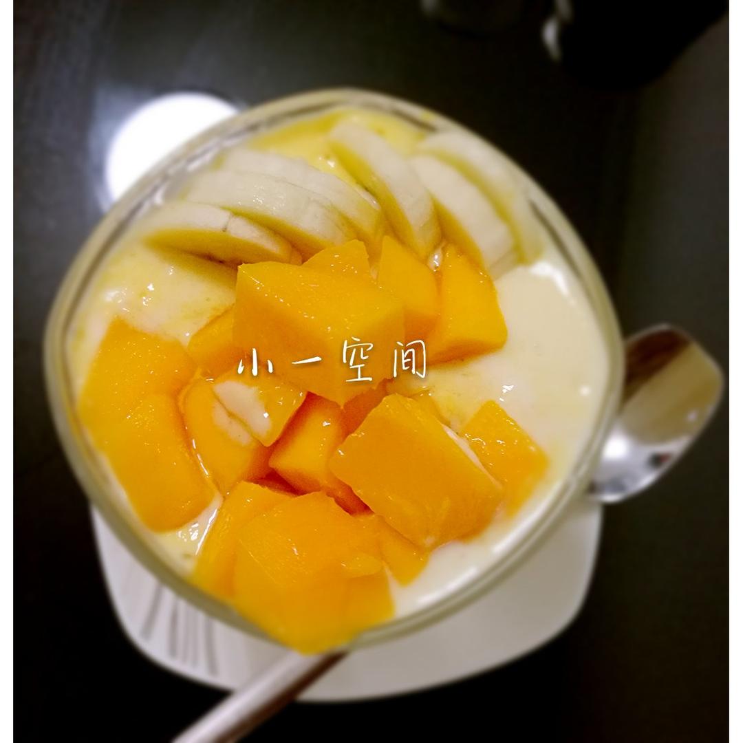 小一空间_6做的酸奶芒果捞