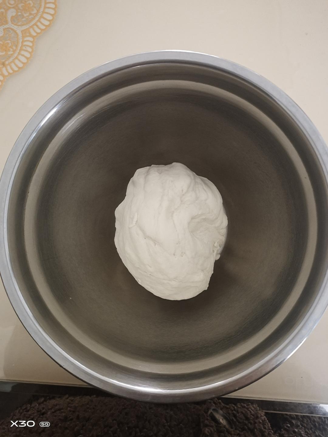 用厨师机打面做包子