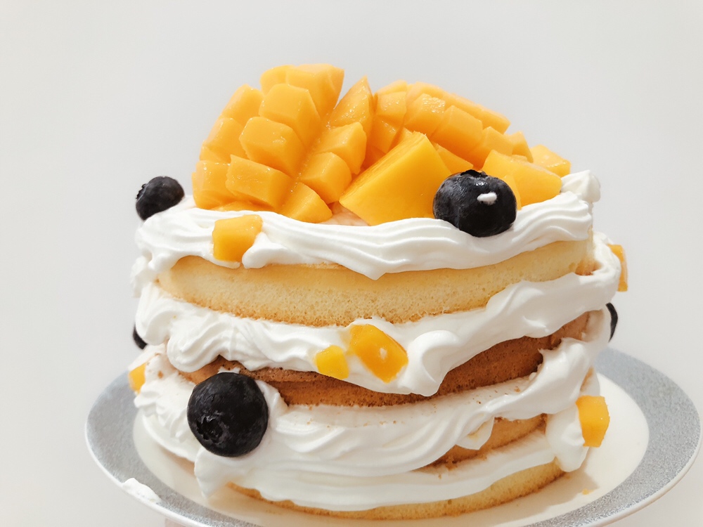 手残党也能做的蛋糕-6寸水果裸蛋糕