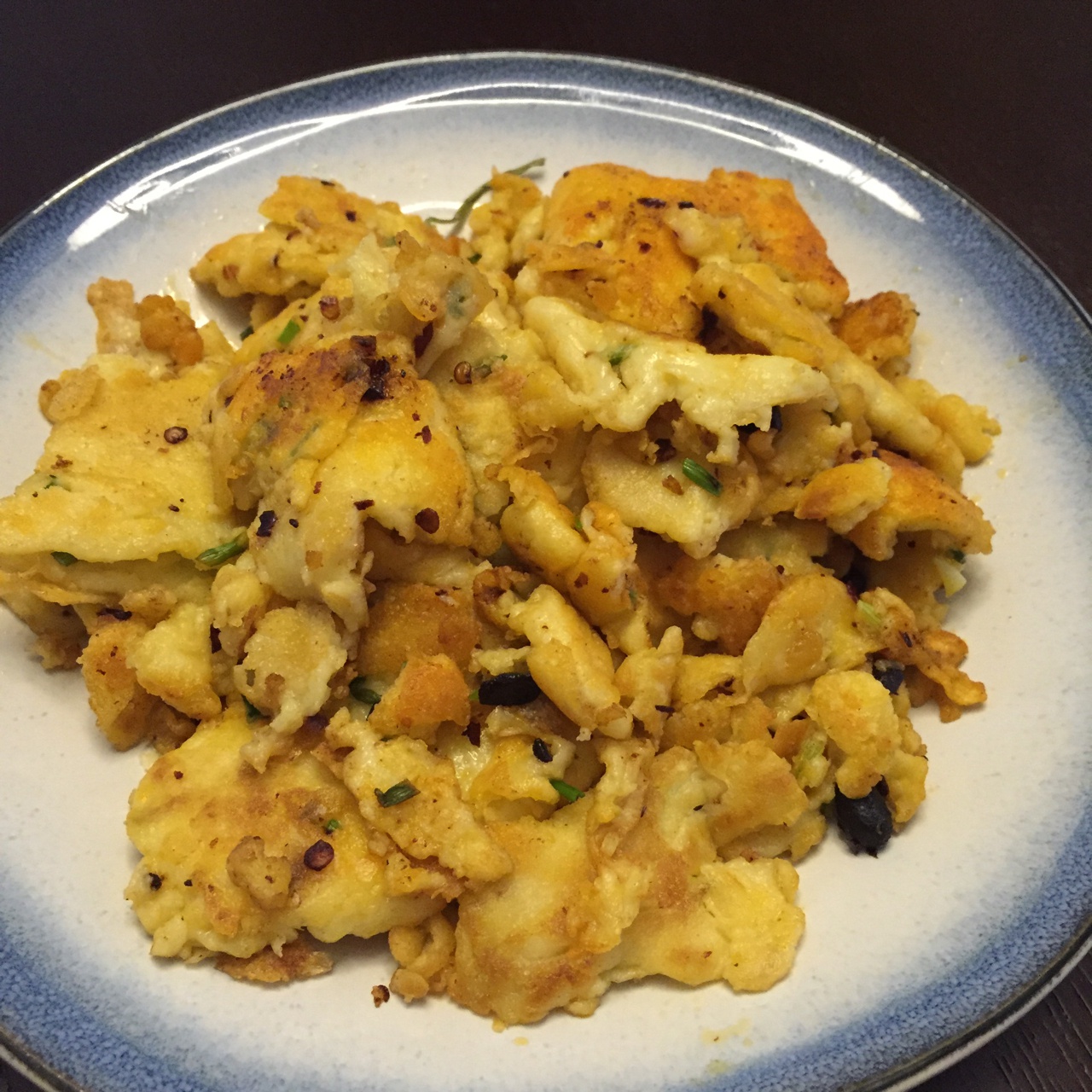 香葱鸡蛋饼