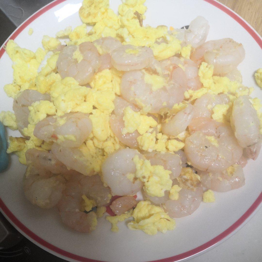 鸡蛋炒虾仁