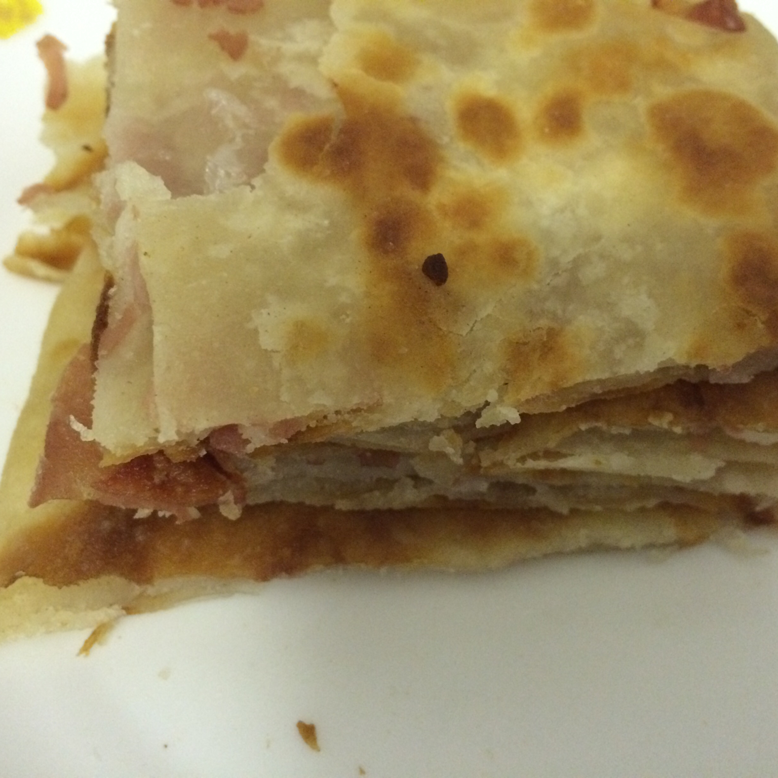 烫面肉末千层饼