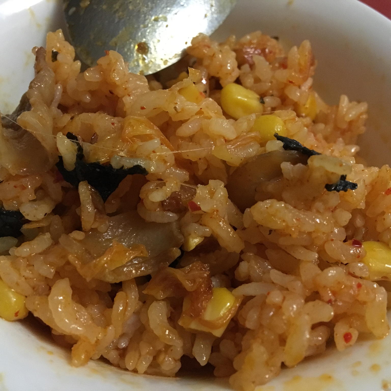 火炉火版 芝士泡菜玉米炒饭