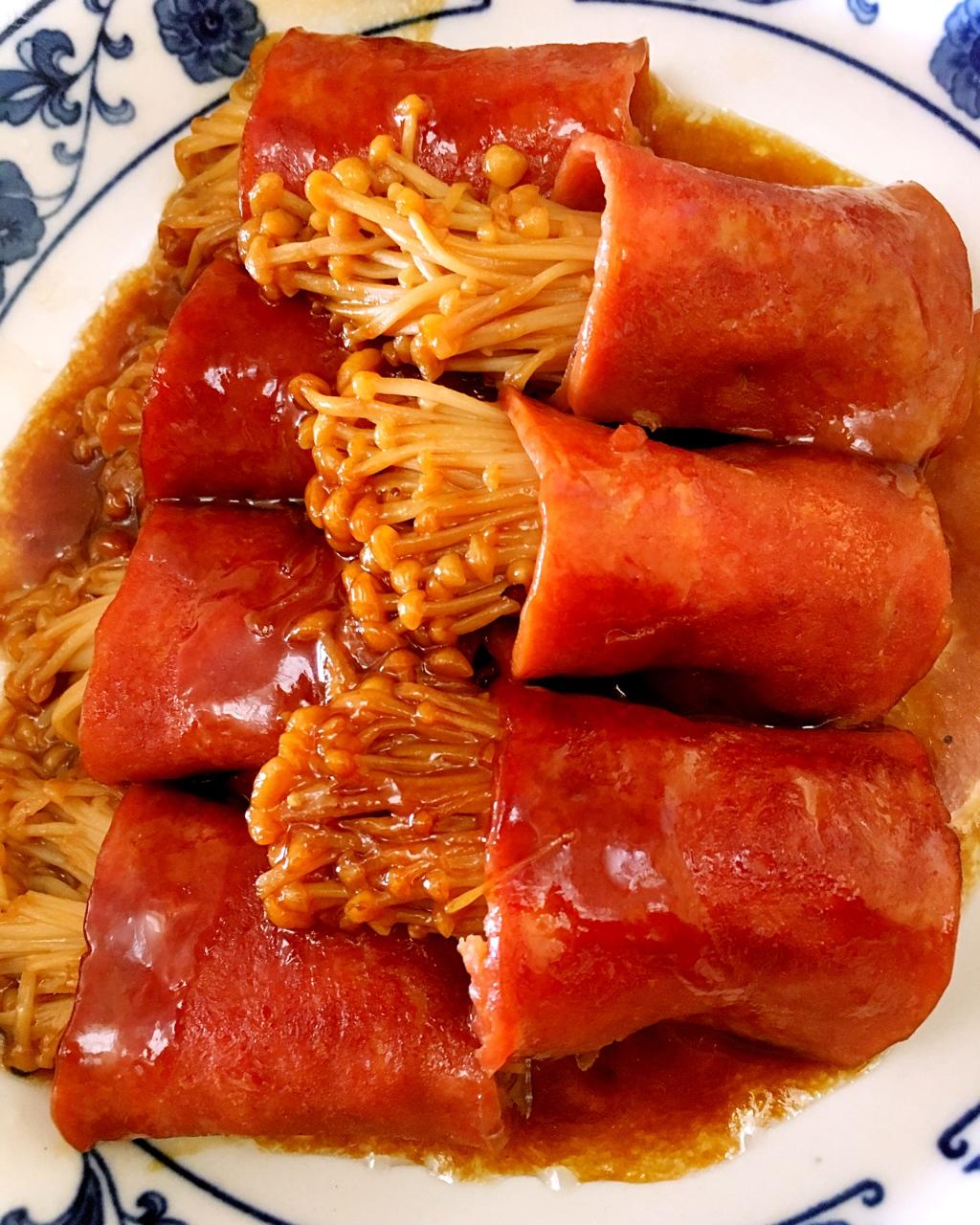 金针菇培根卷