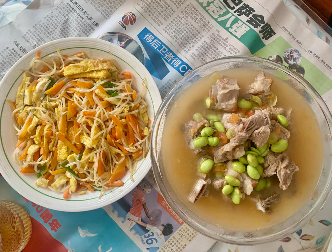 炒豆芽