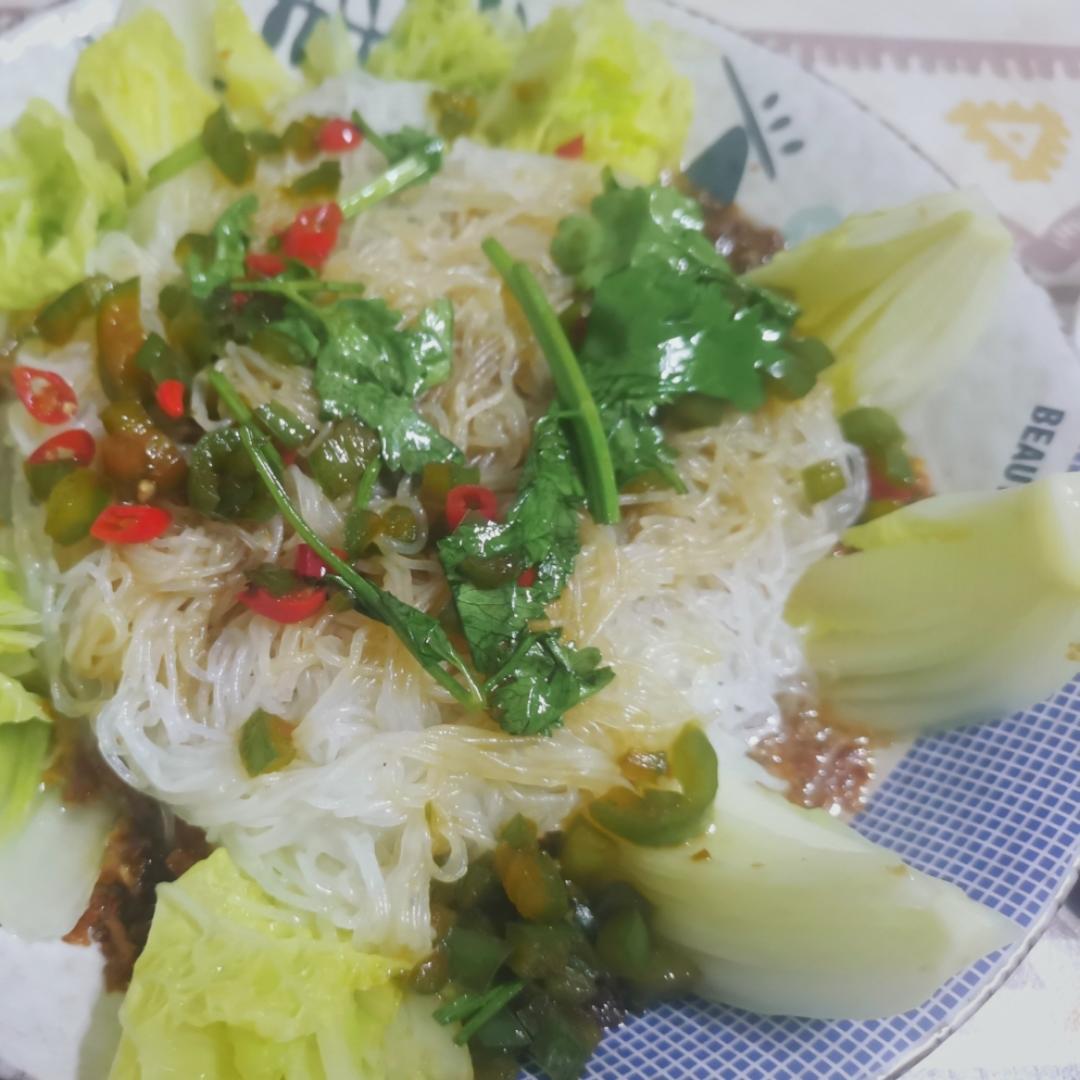 蒜蓉粉丝娃娃菜