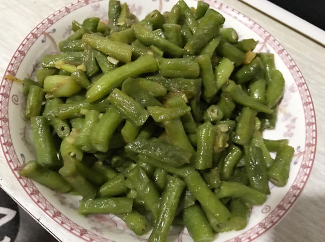 豆角炒肉