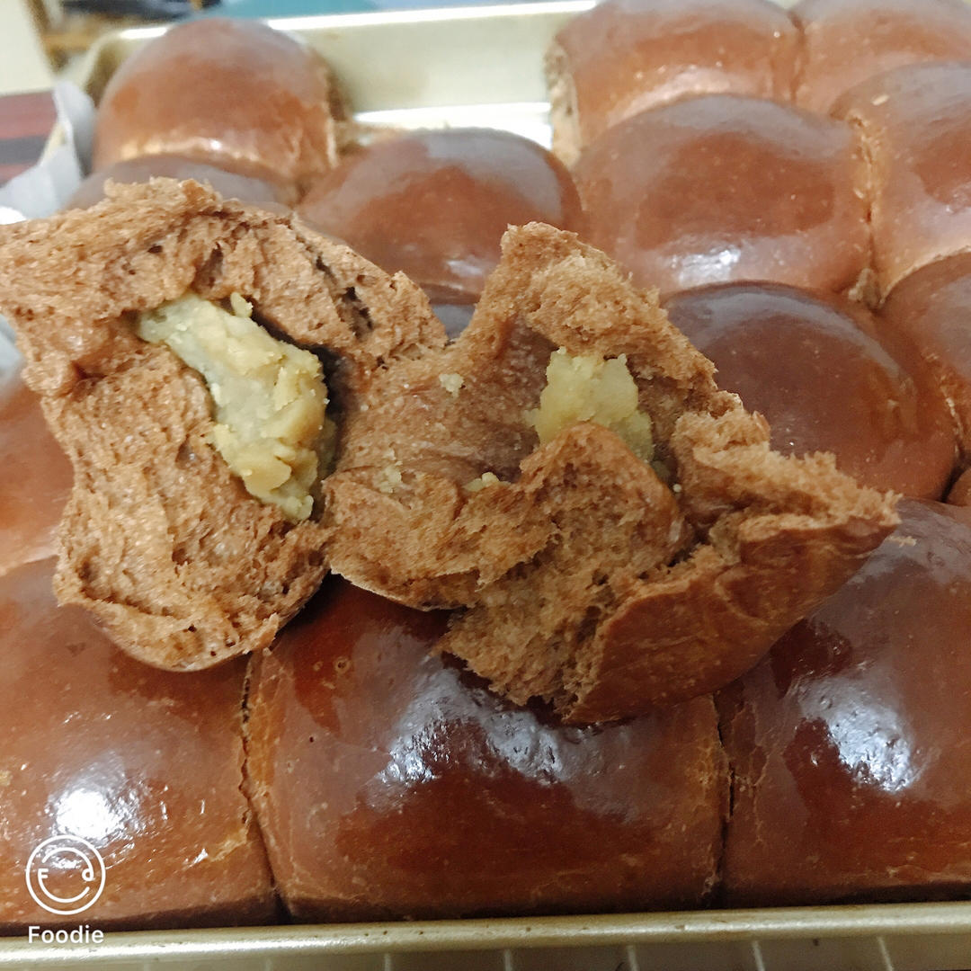巧克力栗子面包