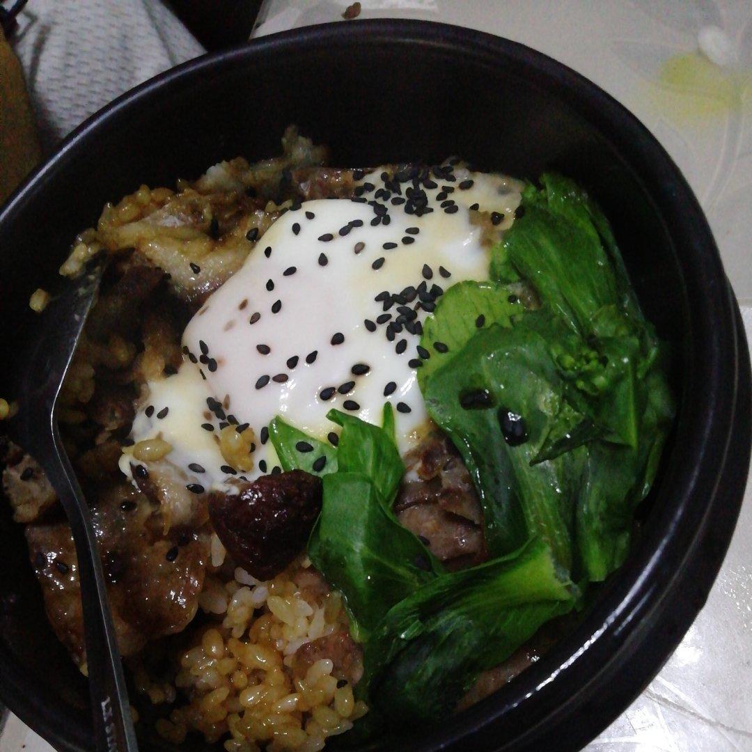 香喷喷的🍲腊肠煲仔饭（砂锅版）超简单神速