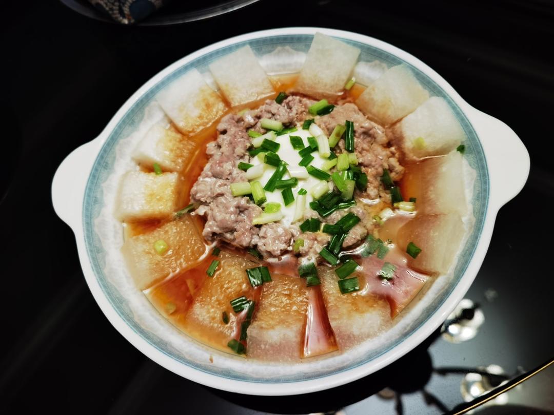 肉末清蒸冬瓜