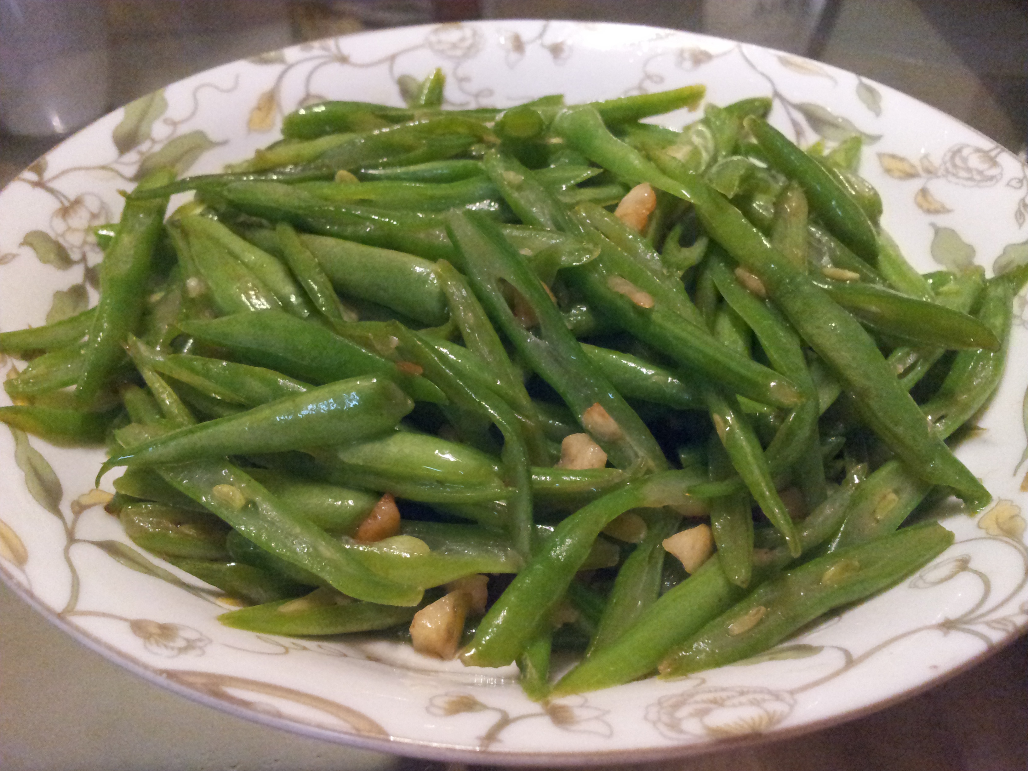 lzf678做的蒜蓉扁豆