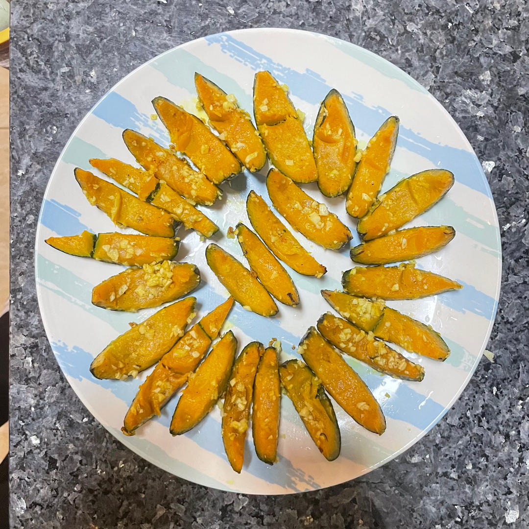 蒜香烤南瓜