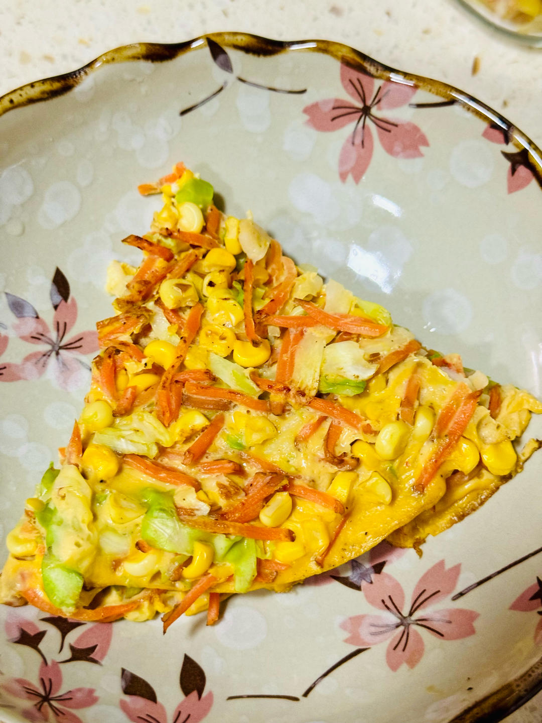 减脂低卡包菜胡萝卜鸡蛋饼