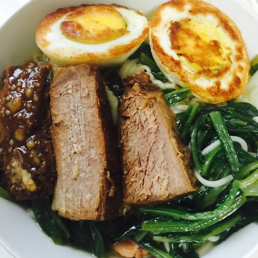 青菜鸡蛋面