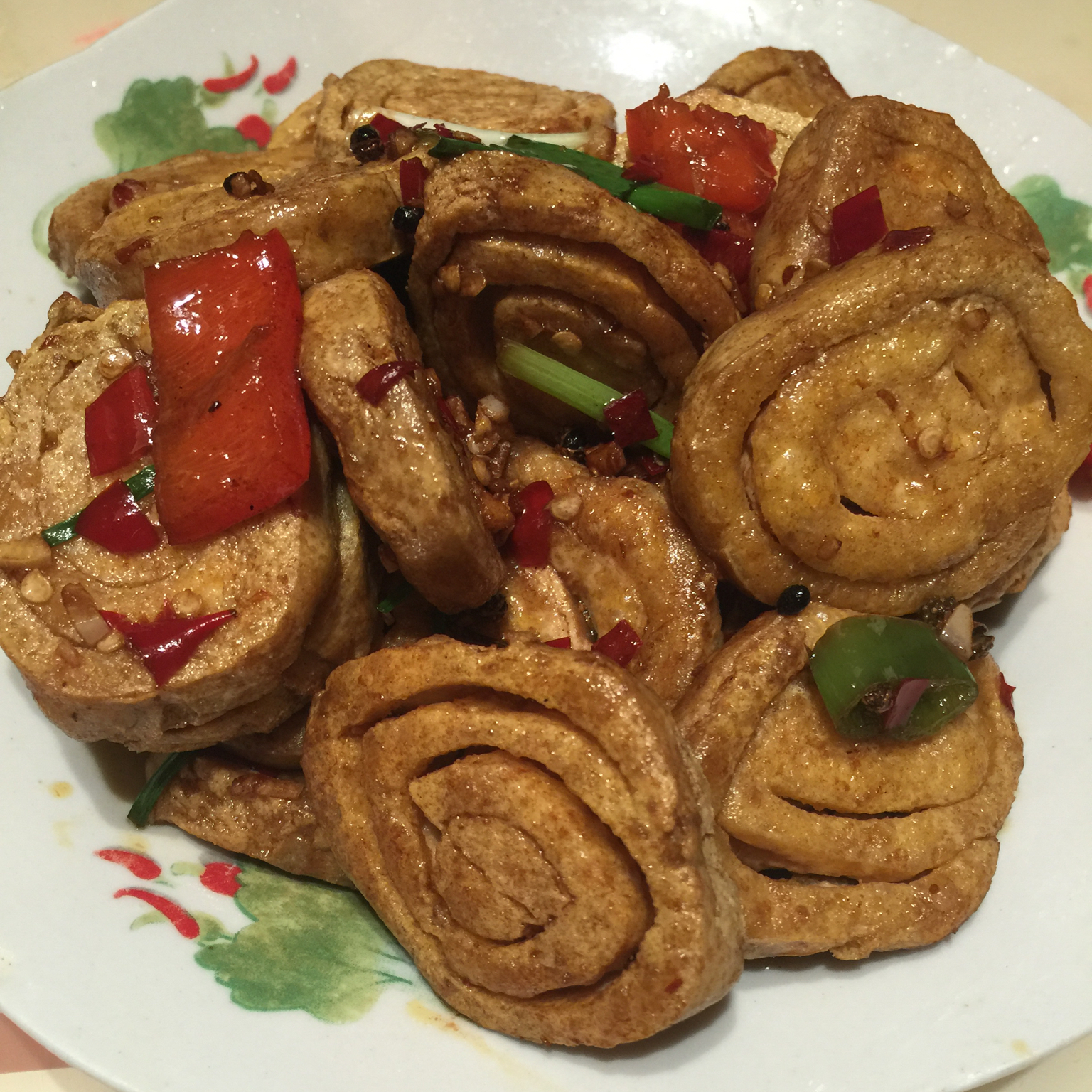 ydh925做的干煸霉千张筒