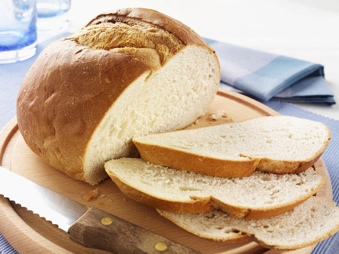 无油无糖的简单白面包的做法