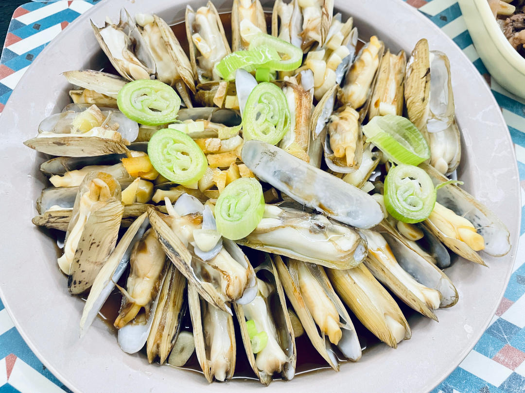 葱油蛏子