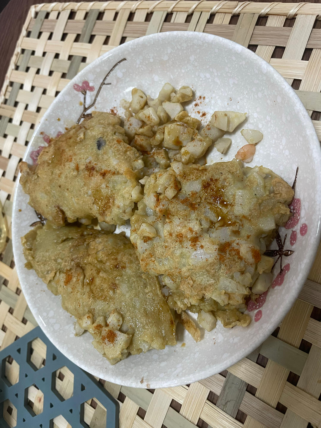 莲藕虾饼