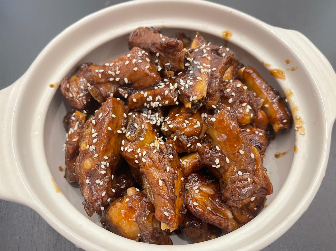 糖醋排骨/糖醋小排（不放油）（12345口诀做出正宗上海本帮）