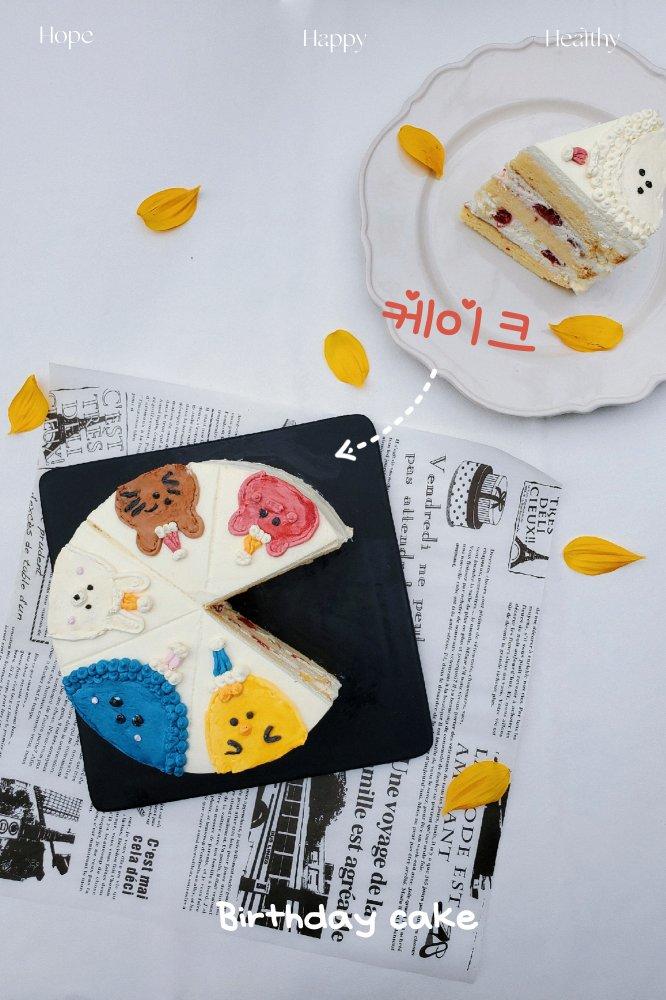 祝寿蛋糕——奶油霜刺绣松鹤常春