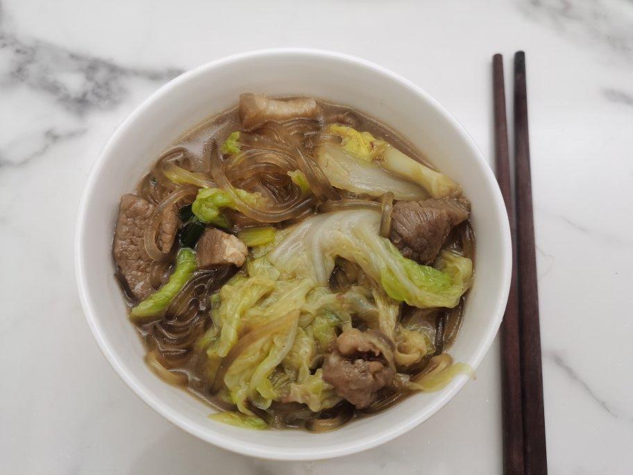 地道东北猪肉白菜炖粉条