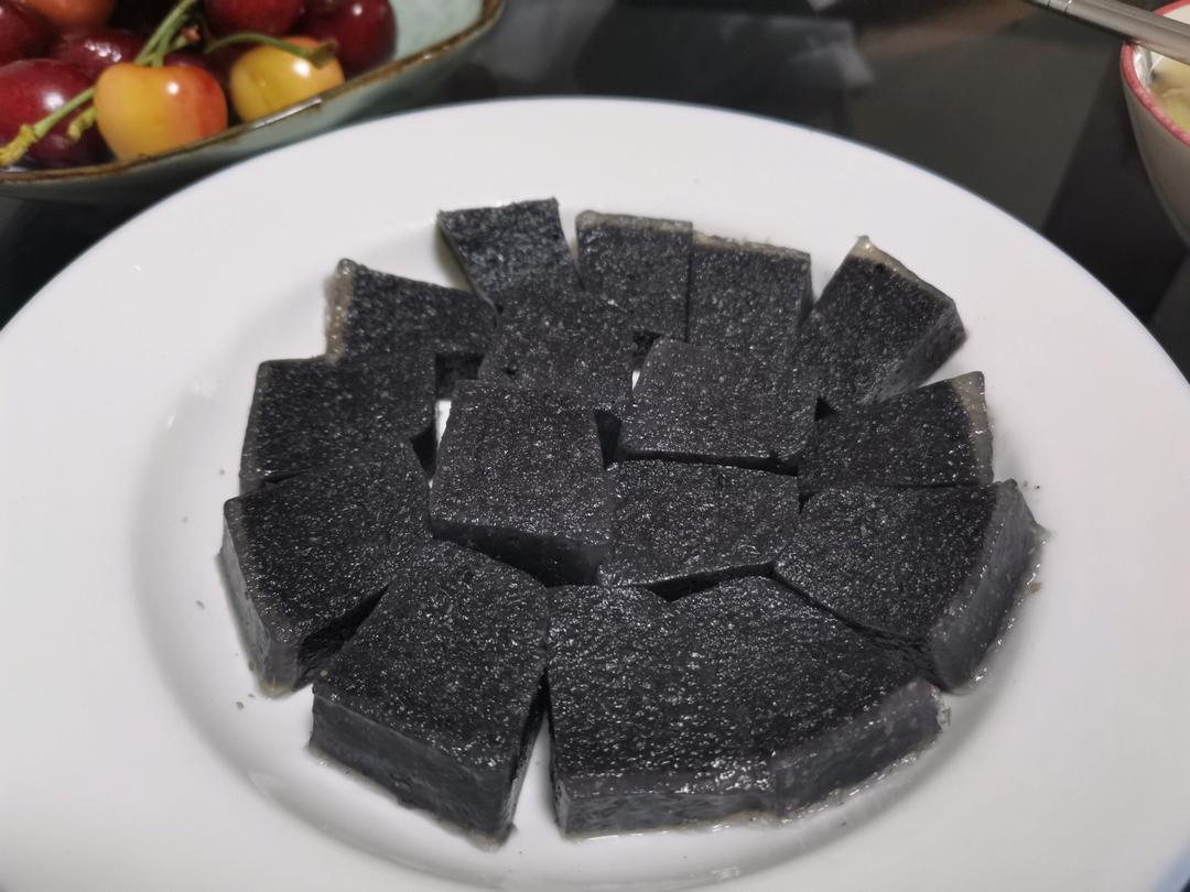 黑米芝麻糕