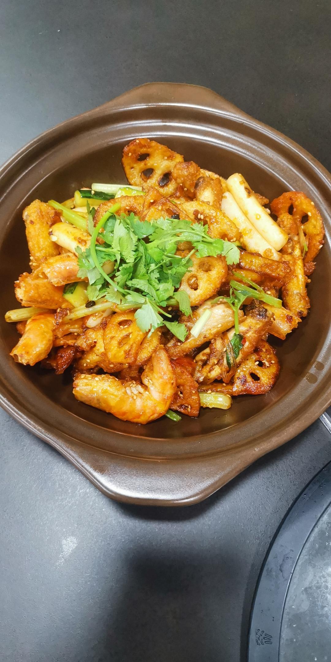干锅鸡翅虾