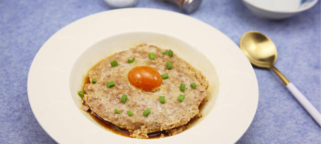 咸蛋蒸肉饼的做法
