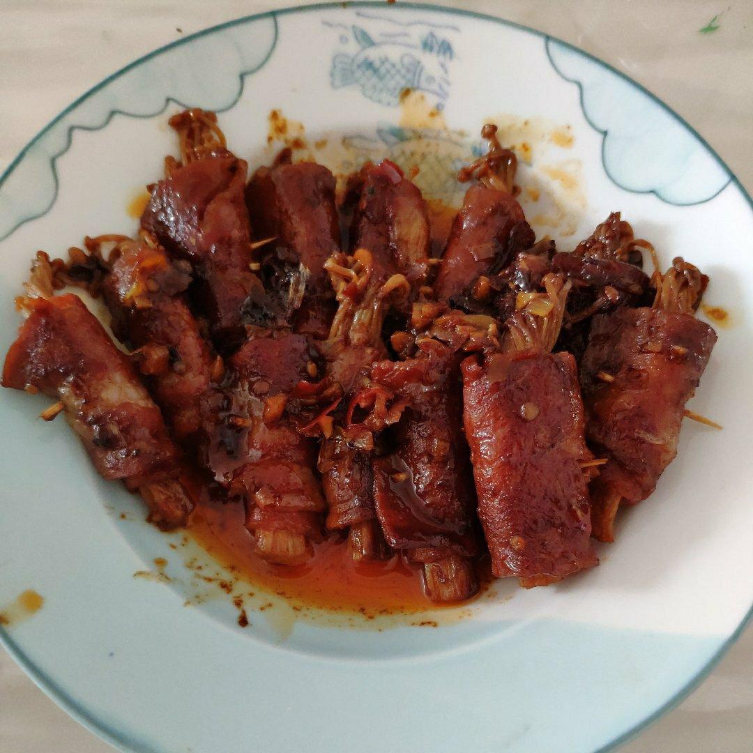 金针菇培根卷￨超级好吃