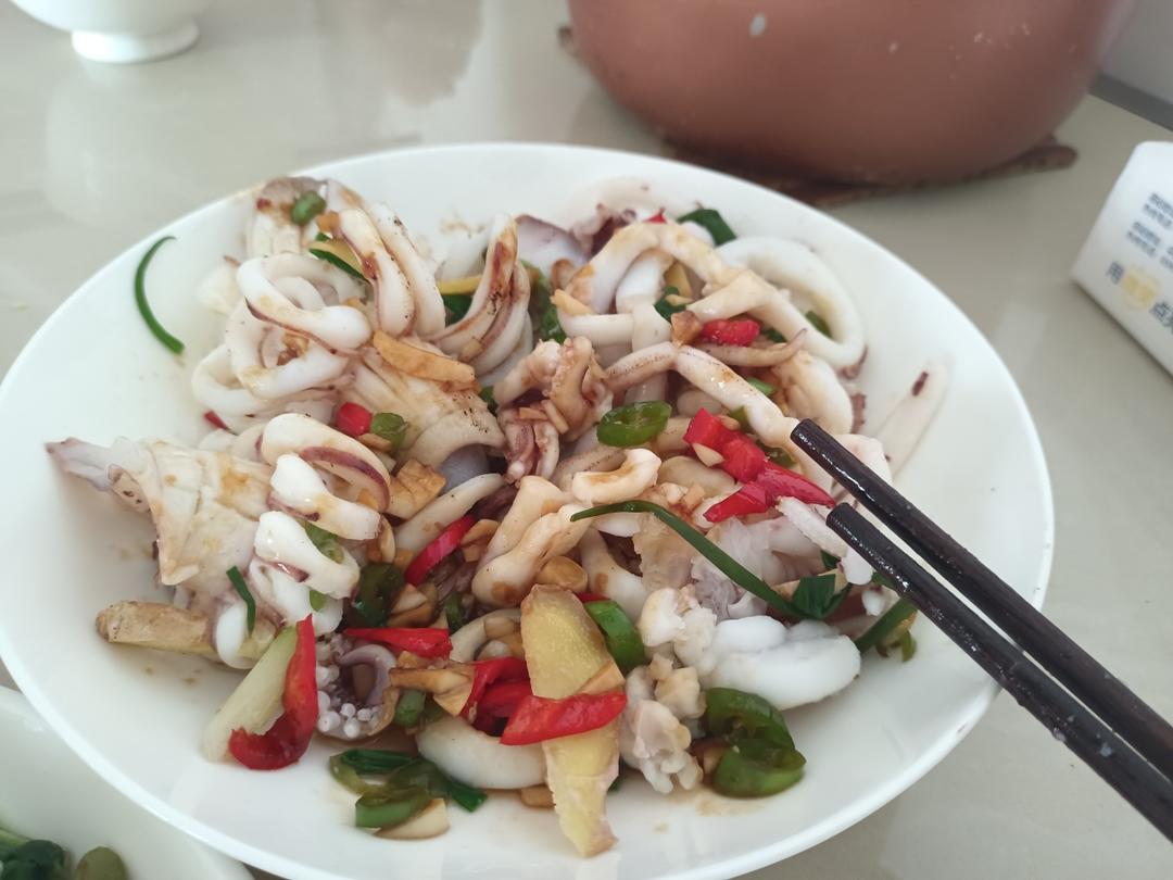 清蒸大鱿鱼