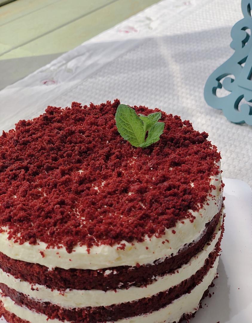 超正宗的红丝绒蛋糕