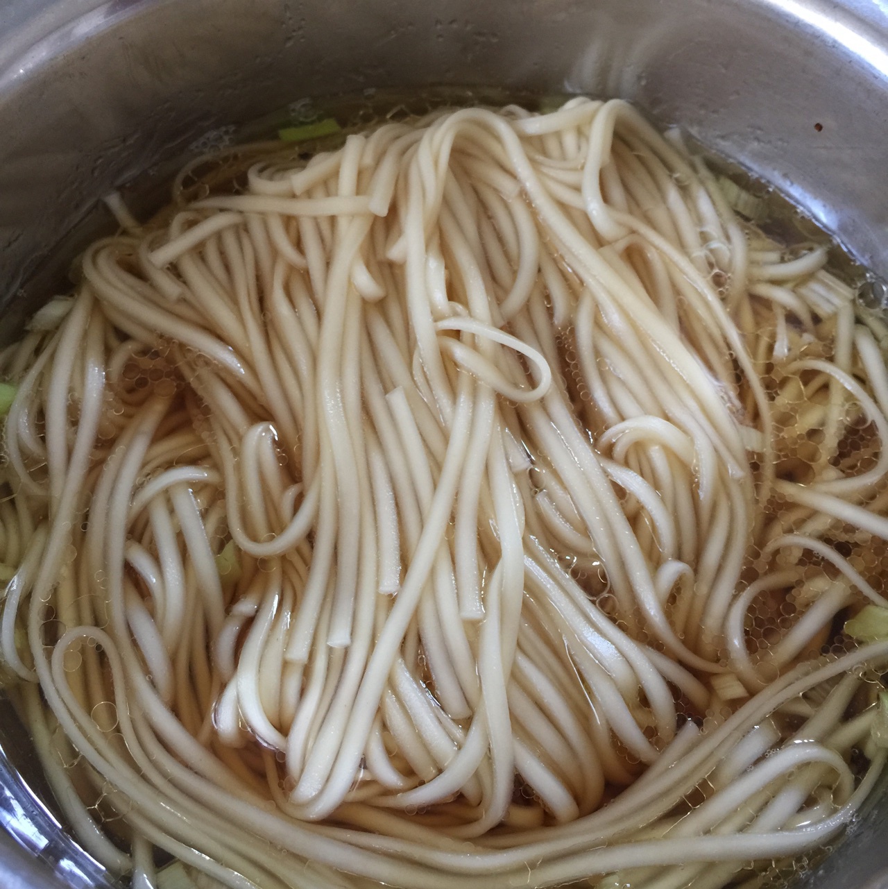 小葱麻油酱油面