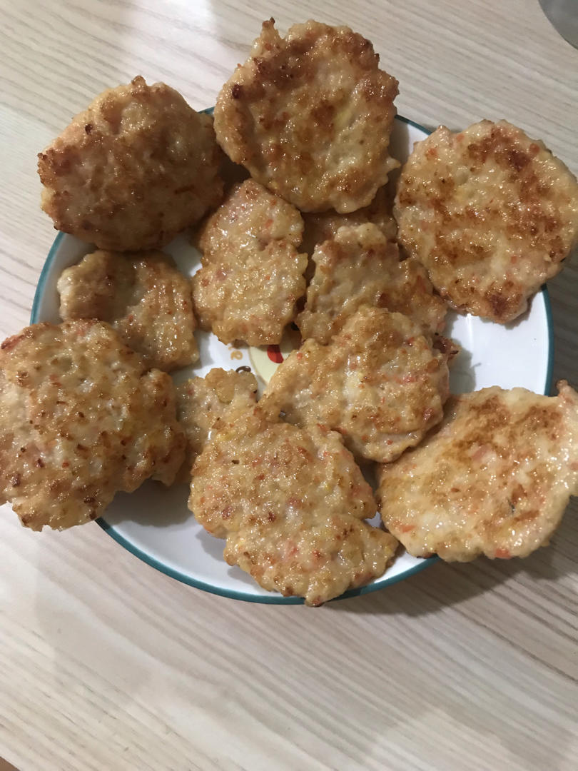 玉米鲜虾饼