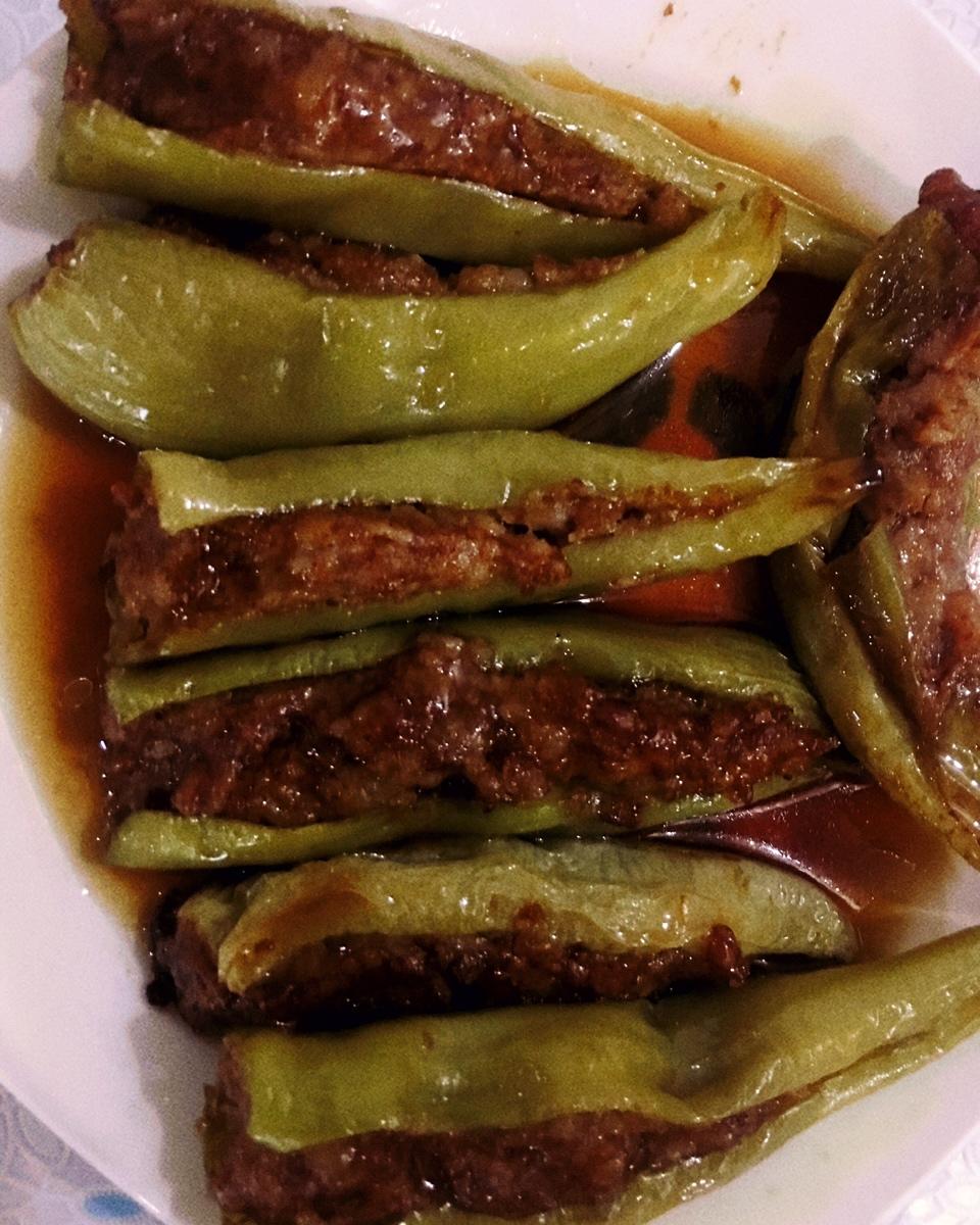 小乖乖wf做的酿辣椒