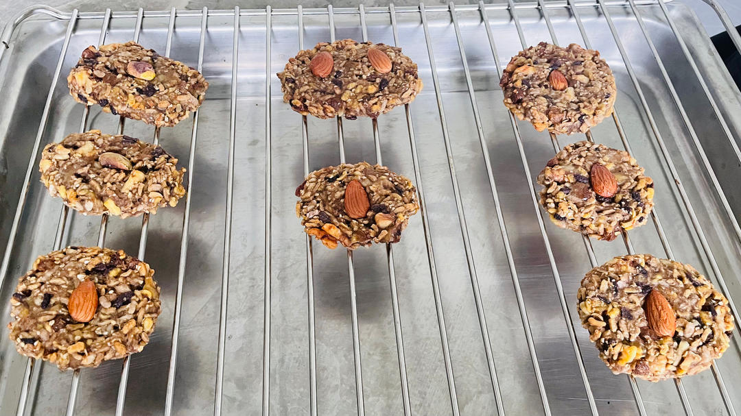 无油无糖，低脂饱腹，香蕉燕麦饼