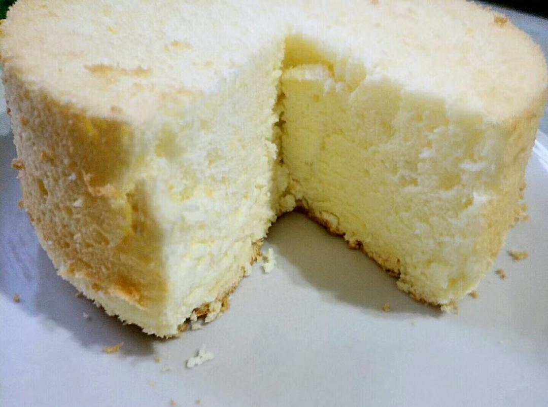 6寸原味戚风蛋糕