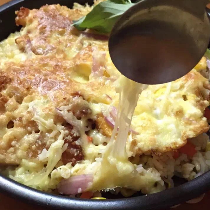 海鲜芝士焗饭