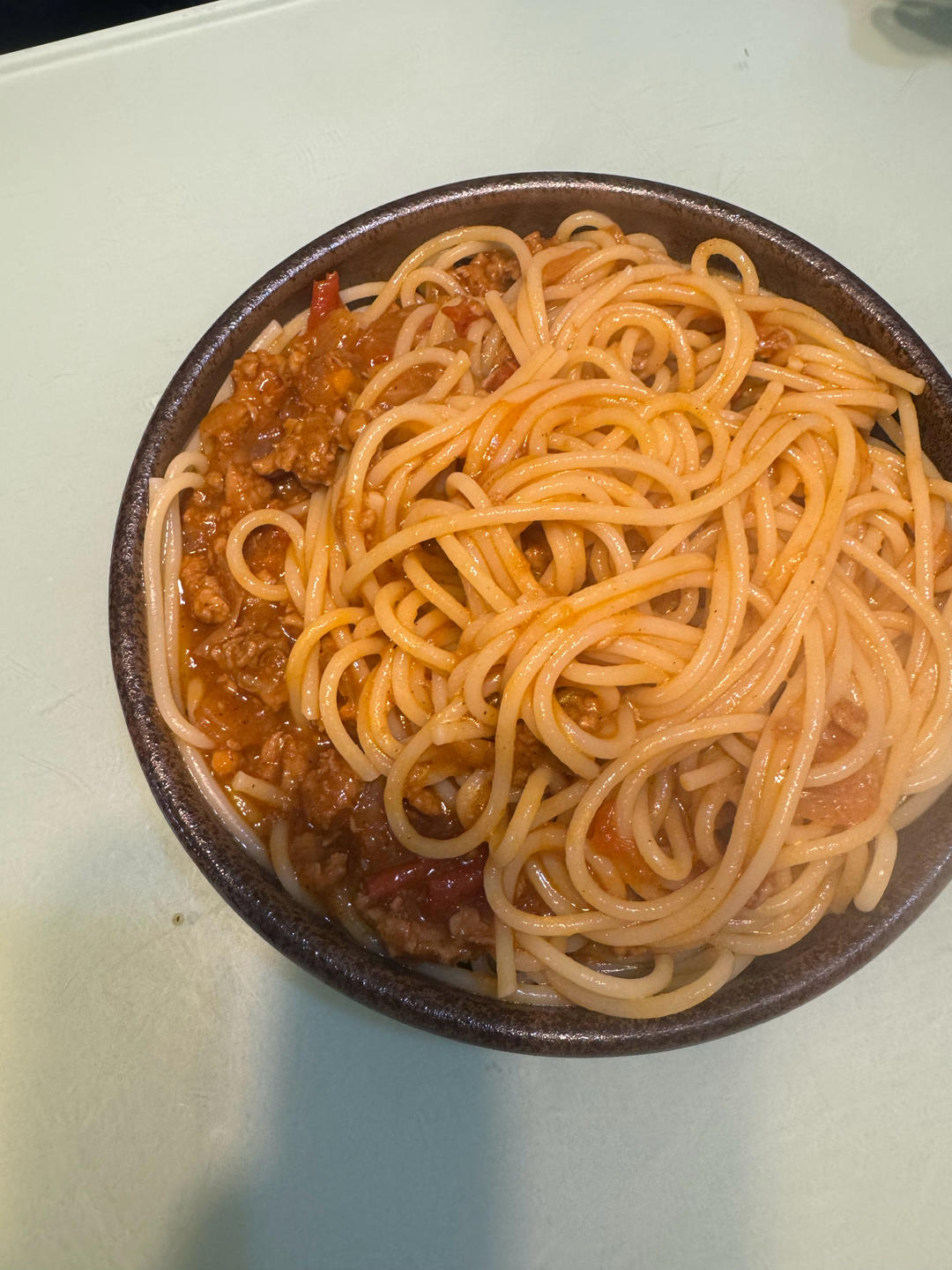 西红柿肉酱意大利面