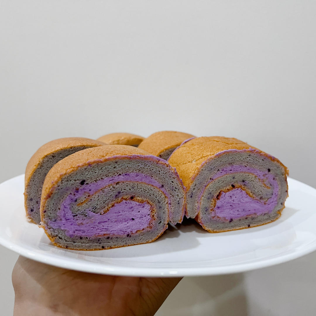 芋泥控不容错过的芋泥蛋糕卷