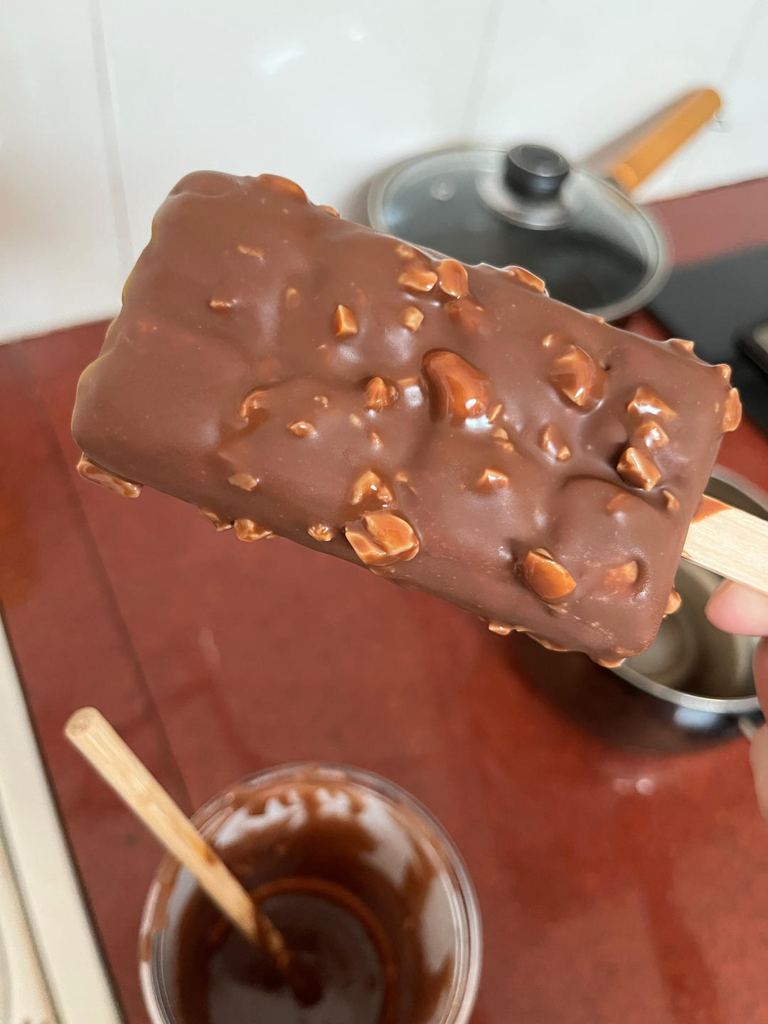 比梦龙还好吃❗️细腻顺滑❗️巧克力脆皮雪糕🍦